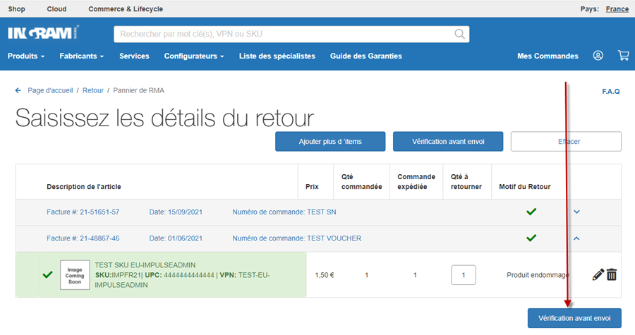 Solde insuffisant pour remboursement commande - Aide Yurplan